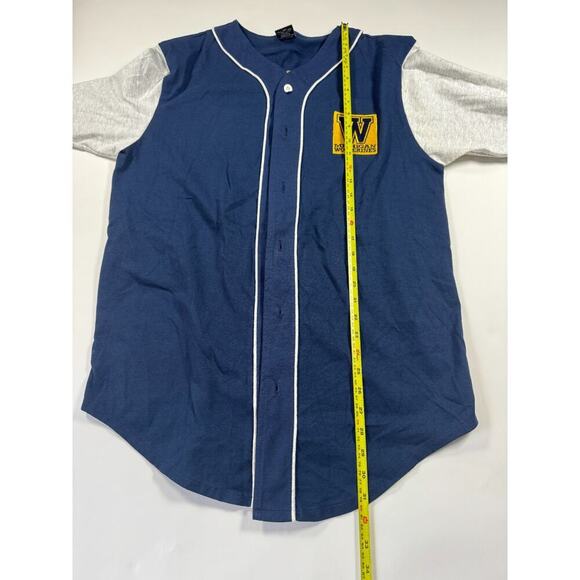 Vintage Michigan Wolverines Baseball Jersey 3/4 Sleeve Size Medium - Picture 6 of 8